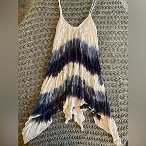 White and blue cover up